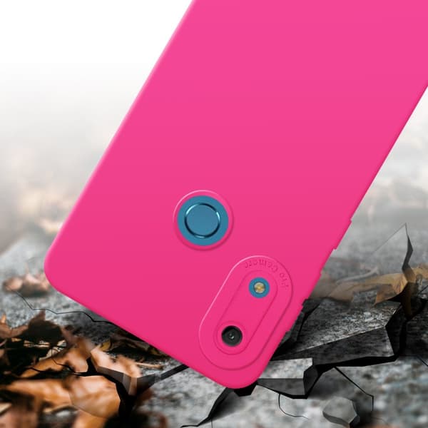 Huawei Y6 2019 Fodral Skal Case Cover av flexibelt TPU-silikon Bobilskydd