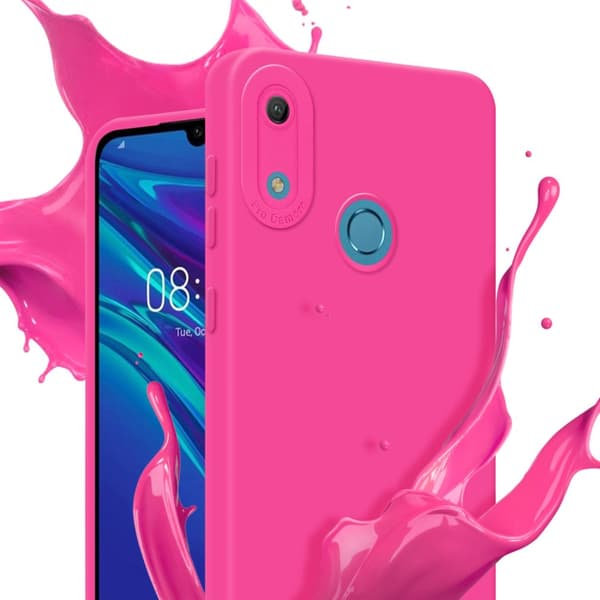 Huawei Y6 2019 Fodral Skal Case Cover av flexibelt TPU-silikon Bobilskydd