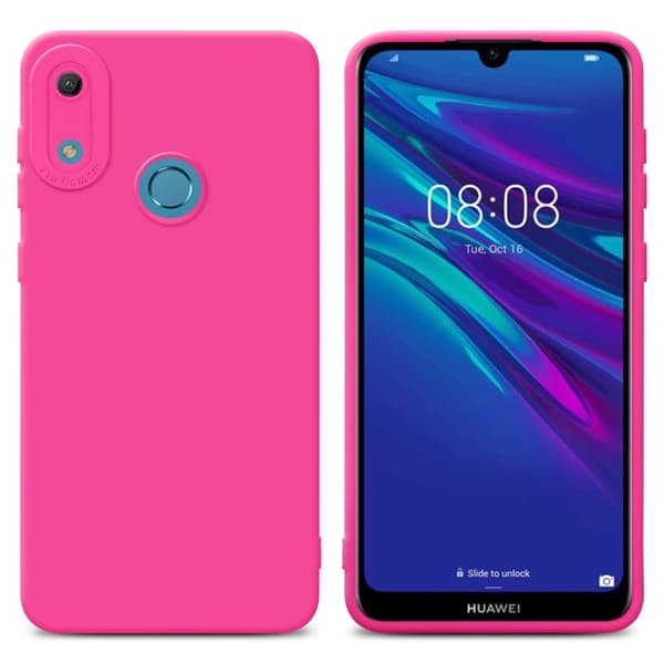 Huawei Y6 2019 Fodral Skal Case Cover av flexibelt TPU-silikon Bobilskydd