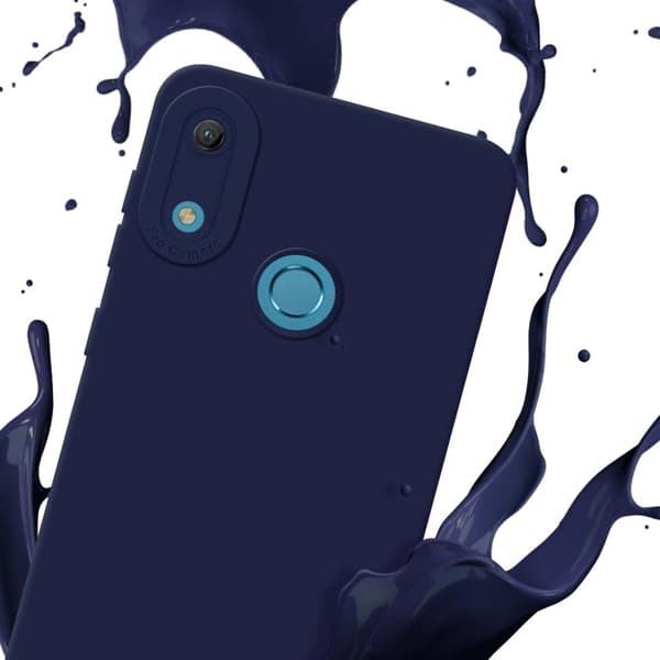 Huawei Y6 2019 Fodral Skal Case Cover av flexibelt TPU-silikon Bobilskydd