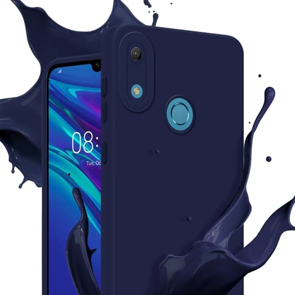 Huawei Y6 2019 Fodral Skal Case Cover av flexibelt TPU-silikon Bobilskydd