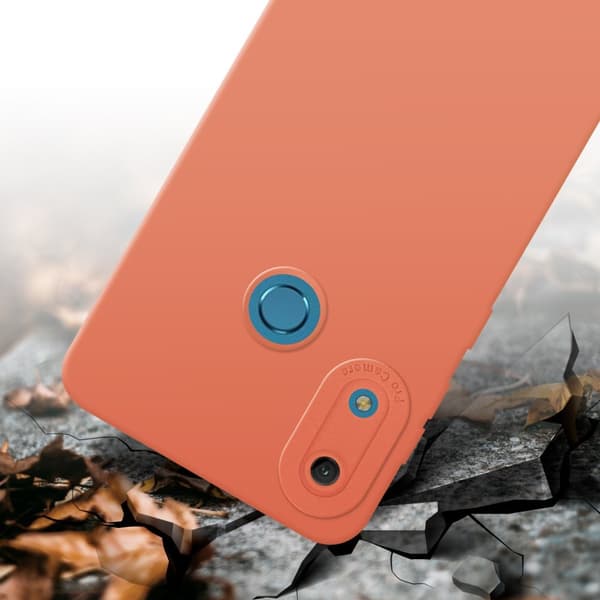 Huawei Y6 2019 Fodral Skal Case Cover av flexibelt TPU-silikon Bobilskydd