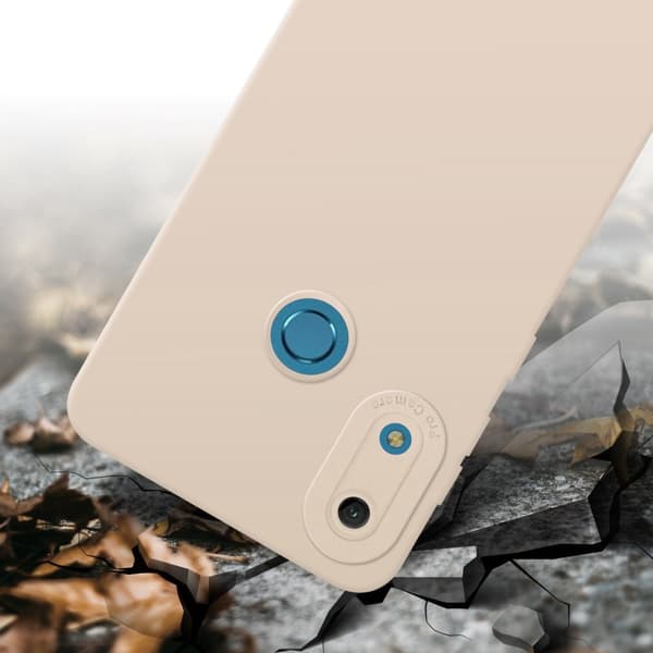 Huawei Y6 2019 Fodral Skal Case Cover av flexibelt TPU-silikon Bobilskydd