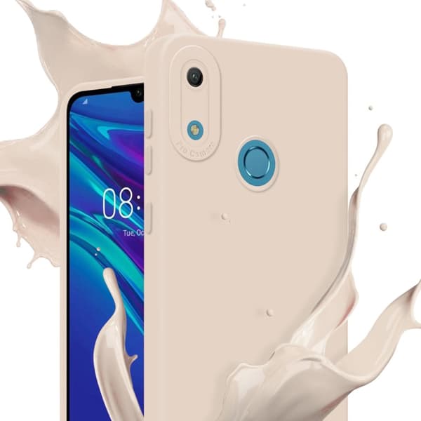 Huawei Y6 2019 Fodral Skal Case Cover av flexibelt TPU-silikon Bobilskydd
