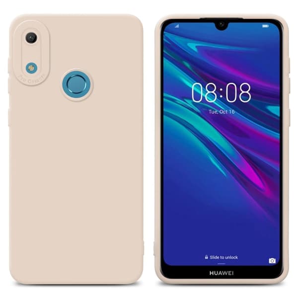 Huawei Y6 2019 Fodral Skal Case Cover av flexibelt TPU-silikon Bobilskydd