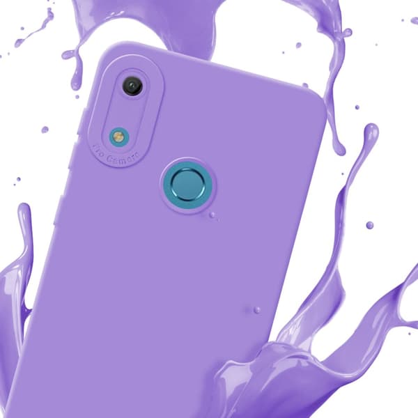 Huawei Y6 2019 Fodral Skal Case Cover av flexibelt TPU-silikon Bobilskydd