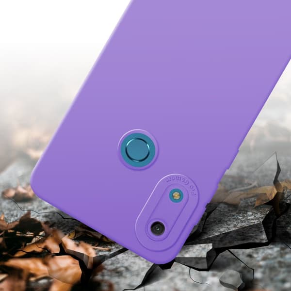 Huawei Y6 2019 Fodral Skal Case Cover av flexibelt TPU-silikon Bobilskydd