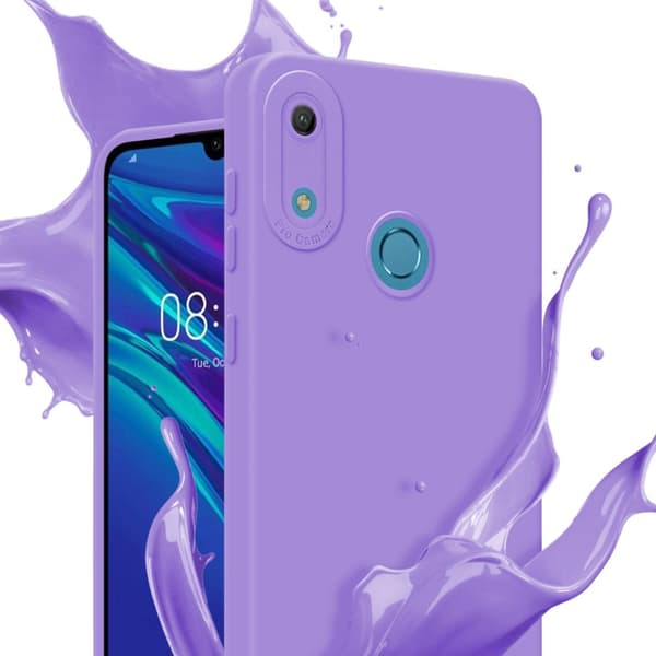Huawei Y6 2019 Fodral Skal Case Cover av flexibelt TPU-silikon Bobilskydd