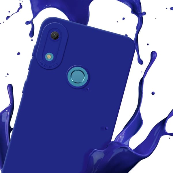 Huawei Y6 2019 Fodral Skal Case Cover av flexibelt TPU-silikon Bobilskydd