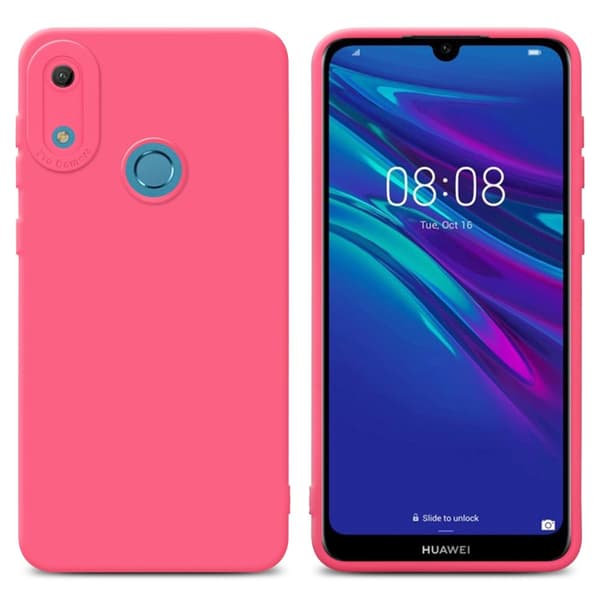 Huawei Y6 2019 Fodral Skal Case Cover av flexibelt TPU-silikon Bobilskydd