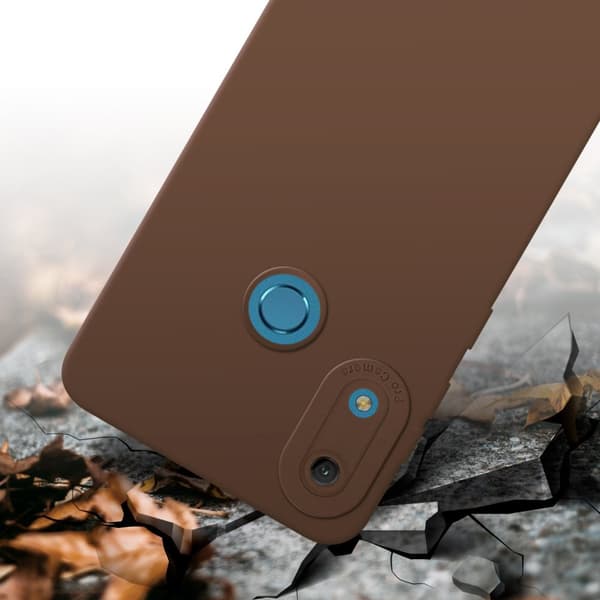 Huawei Y6 2019 Fodral Skal Case Cover av flexibelt TPU-silikon Bobilskydd
