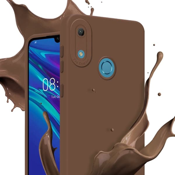 Huawei Y6 2019 Fodral Skal Case Cover av flexibelt TPU-silikon Bobilskydd