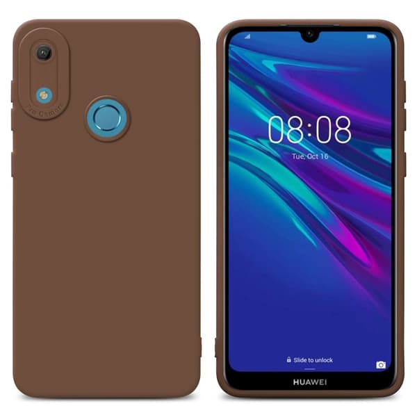 Huawei Y6 2019 Fodral Skal Case Cover av flexibelt TPU-silikon Bobilskydd