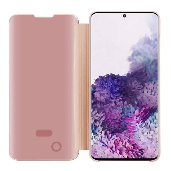 Etui for Samsung Galaxy S21 PLUS Deksel Clear View Mirror Beskyttelsesetui med stativfunksjon 360 graders beskyttelse