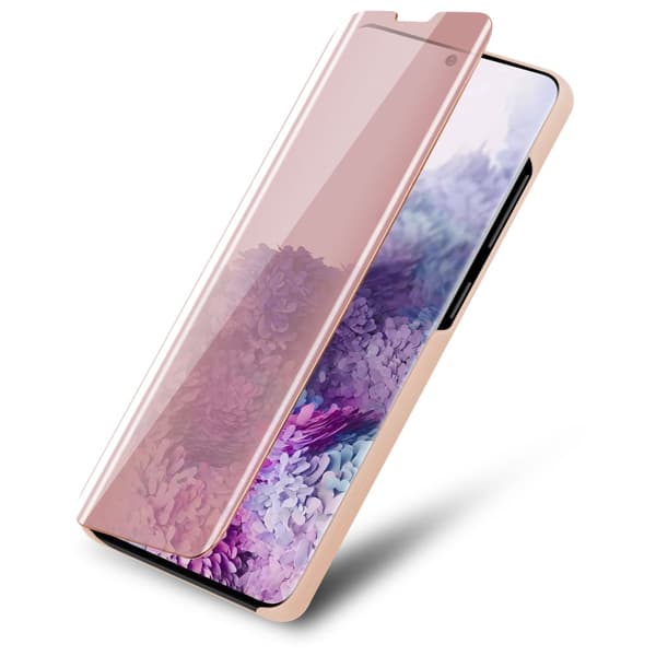 Etui for Samsung Galaxy S21 PLUS Deksel Clear View Mirror Beskyttelsesetui med stativfunksjon 360 graders beskyttelse