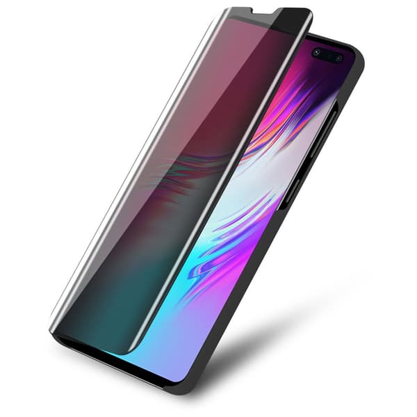 Samsung Galaxy S10 5G Lompakkokotelo Matkapuhelinkotelo Suojakuori Clear View Mirror Suojakotelo jalusta toiminto 360 asteen suojaus