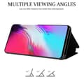 Pikkukuva 5 / 7: Samsung Galaxy S10 5G Lompakkokotelo Matkapuhelinkotelo Suojakuori Clear View Mirror Suojakotelo jalusta toiminto 360 asteen suojaus