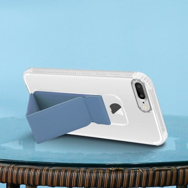 Deksel til iPhone 7 PLUS / 7S PLUS / 8 PLUS Beskyttelsesdeksel av fleksibelt TPU-silikon med holder og stativfunksjon