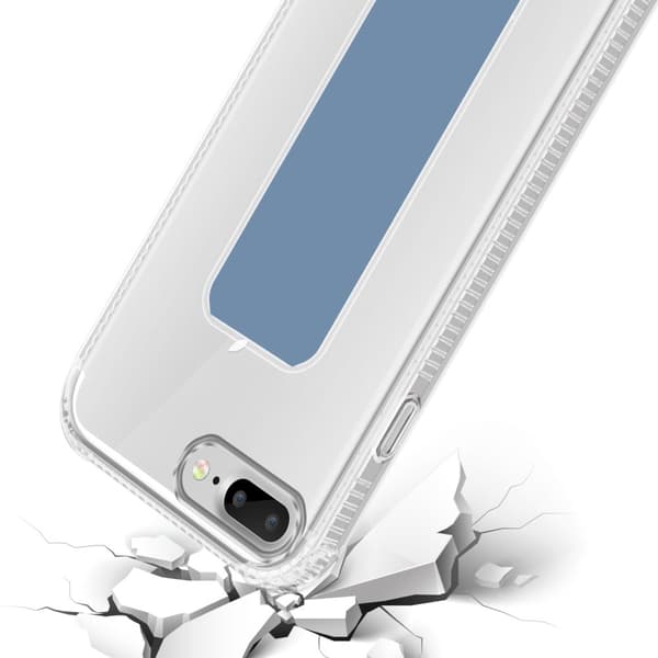iPhone 7 PLUS / 7S PLUS / 8 PLUS Suojakuori Suojakotelo valmistettu joustavasta TPU-silikonista jossa on pidike ja jalusta-toiminto