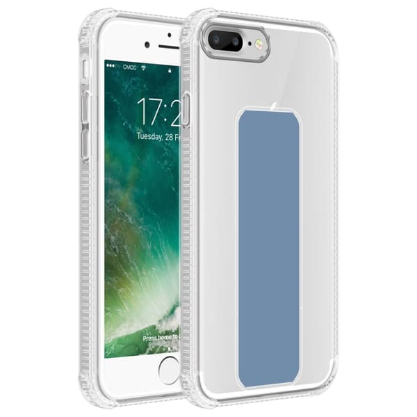 iPhone 7 PLUS / 7S PLUS / 8 PLUS Suojakuori Suojakotelo valmistettu joustavasta TPU-silikonista jossa on pidike ja jalusta-toiminto