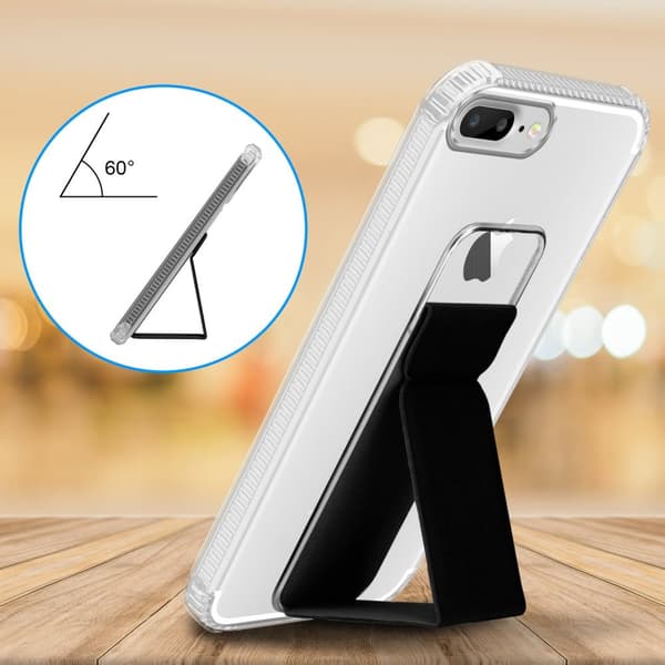 iPhone 7 PLUS / 7S PLUS / 8 PLUS Suojakuori Suojakotelo valmistettu joustavasta TPU-silikonista jossa on pidike ja jalusta-toiminto