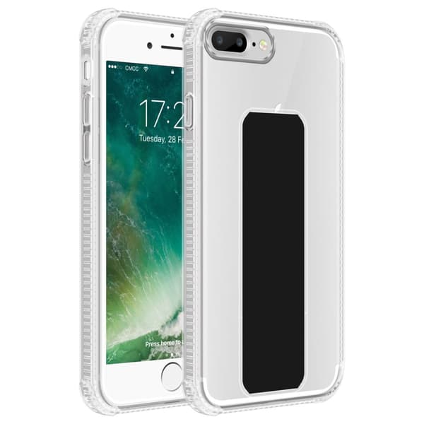 iPhone 7 PLUS / 7S PLUS / 8 PLUS Suojakuori Suojakotelo valmistettu joustavasta TPU-silikonista jossa on pidike ja jalusta-toiminto