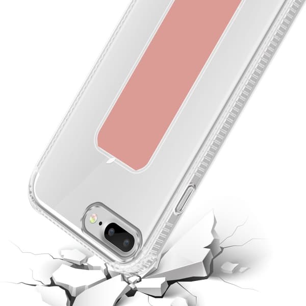 iPhone 7 PLUS / 7S PLUS / 8 PLUS Suojakuori Suojakotelo valmistettu joustavasta TPU-silikonista jossa on pidike ja jalusta-toiminto