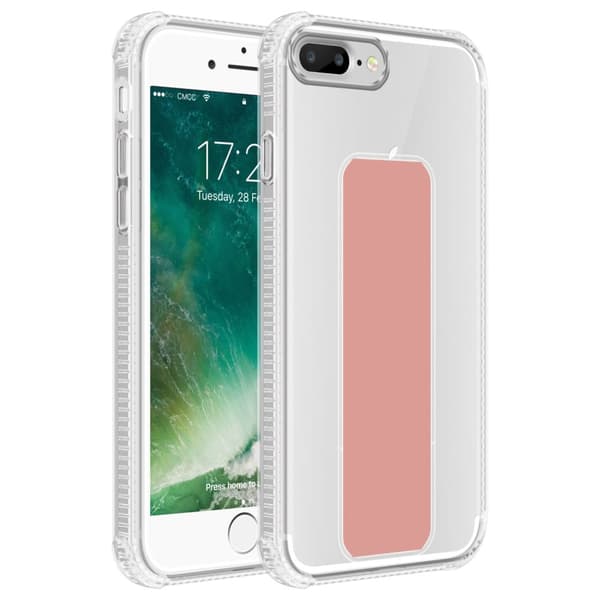 iPhone 7 PLUS / 7S PLUS / 8 PLUS Suojakuori Suojakotelo valmistettu joustavasta TPU-silikonista jossa on pidike ja jalusta-toiminto