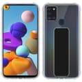 Pikkukuva 7 / 7: Samsung Galaxy A21s Suojakuori Suojakotelo valmistettu joustavasta TPU-silikonista jossa on pidike ja jalusta-toiminto