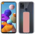 Pikkukuva 7 / 7: Samsung Galaxy A21s Suojakuori Suojakotelo valmistettu joustavasta TPU-silikonista jossa on pidike ja jalusta-toiminto