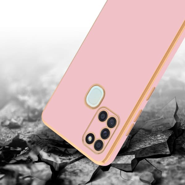 Samsung Galaxy A21s Fodral Mobilskydd Skal av flexibel TPU-silikon och med kameraskydd