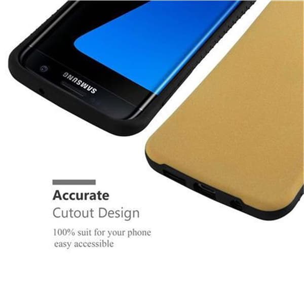 Samsung Galaxy S7 EDGE Suojakuori Suojakotelo Suojaava kansi Pieni vyötärö liukumaton kumi takaisin