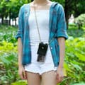 Pikkukuva 4 / 8: Samsung Galaxy XCover 4 / XCover 4s Suojakuori ketju Samsung Galaxy XCover 4 / XCover 4s Silikoni suojakotelo hopea renkaat, johto hihna ja