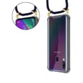 Pikkukuva 5 / 8: Samsung Galaxy A40 Suojakuori ketju Silikoni suojakotelo Gold Rings johto hihna ja irrotettava asia