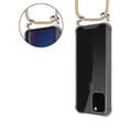 Pikkukuva 6 / 8: Apple iPhone 11 PRO MAX Suojakuori ketju Apple iPhone 11 PRO MAX Silikoni suojakotelo hopea renkaat, johto hihna ja irrotettava asia
