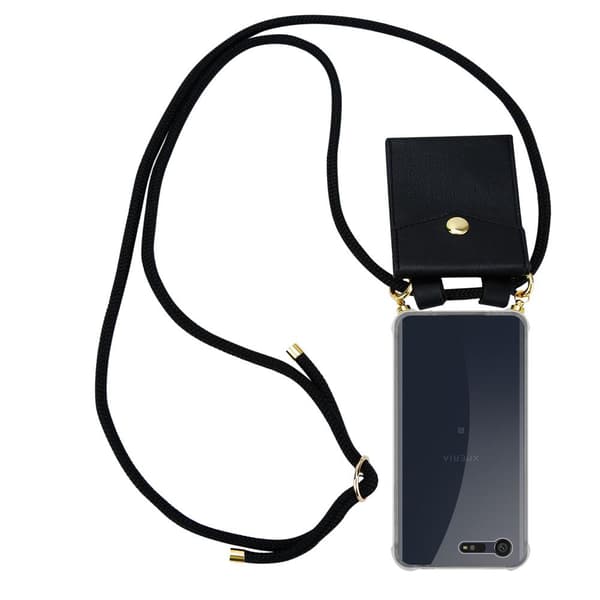Sony Xperia X COMPACT Etui Cover Kæde (Sort)