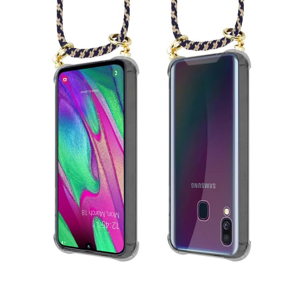 Samsung Galaxy A40 Etui Cover Kæde ()