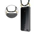 Miniatyrbilde 3 av 8: Deksel med kedja for Huawei P SMART 2018 / Enjoy 7S Case med gullringer, ledningsstropp og avtakbart etui