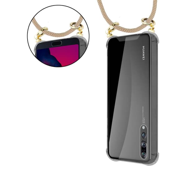 Huawei P20 PRO / P20 PLUS Etui Cover Kæde (Brun)