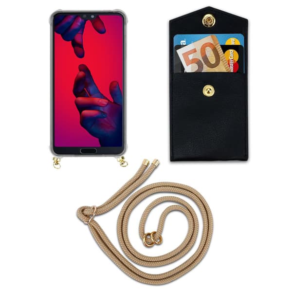 Huawei P20 PRO / P20 PLUS Etui Cover Kæde (Brun)