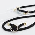 Pikkukuva 6 / 11: Google PIXEL 3A XL Suojakuori ketju Silikoni suojakotelo Gold Rings johto hihna ja irrotettava asia