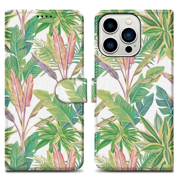 iPhone 14 PRO MAX Suojakotelo Lompakkokotelo Matkapuhelinkotelo Suojakuori jossa on magneettisuljenta, jalusta ja korttipaikka