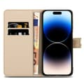 Miniatyrbilde 5 av 8: Lommebokdeksel til iPhone 14 PRO MAX Beskyttelsesetui med magnetisk lukking, stativfunksjon og kortspor