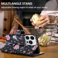 Miniatyrbilde 6 av 8: Lommebokdeksel til iPhone 14 PRO MAX Beskyttelsesetui med magnetisk lukking, stativfunksjon og kortspor