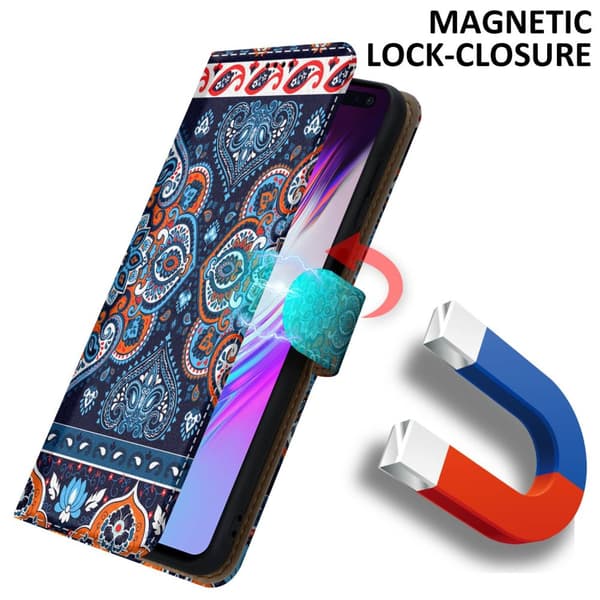 Samsung Galaxy S10 5G Suojakotelo Lompakkokotelo Matkapuhelinkotelo Suojakuori jossa on magneettisuljenta, jalusta ja korttipaikka