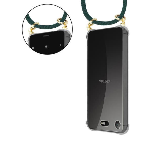 Sony Xperia XZ1 COMPACT Etui Cover Kæde (Grøn)