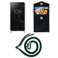 Pikkukuva 7 / 9: Sony Xperia XZ1 COMPACT Suojakuori ketju Silikoni suojakotelo Gold Rings johto hihna ja irrotettava asia