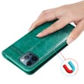 Miniatyrbilde 7 av 11: Lommebokdeksel til iPhone 12 PRO MAX beskyttelsesetui med magnetisk lukking, stativfunksjon og kortspor