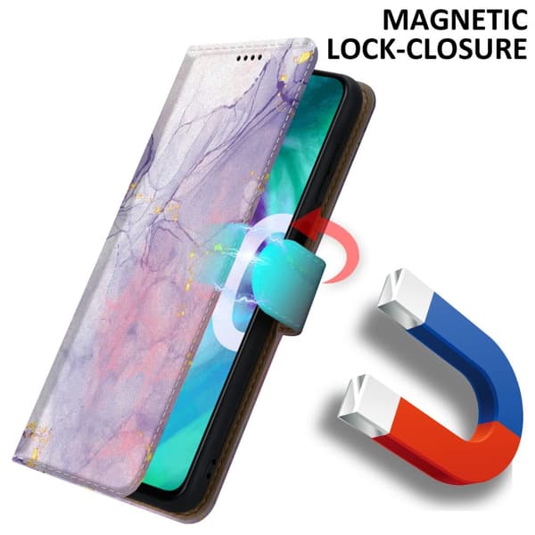 Lommebokdeksel til Honor 20 / 20S / Huawei NOVA 5T Beskyttelsesetui med magnetisk lukking, stativfunksjon og kortspor