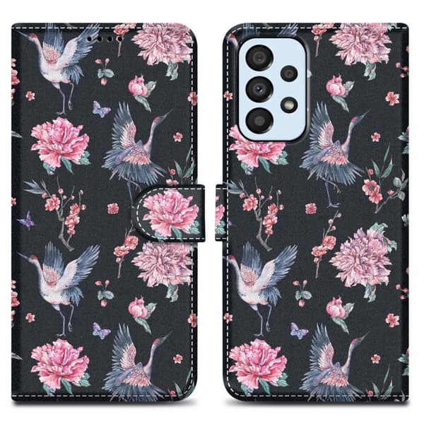 Samsung Galaxy A33 5G Skal Plånboksfodral Mobilskydd Fodral Case med magnetisk stängning, ståfunktion och kortficka
